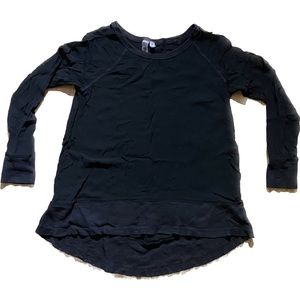Wilt black grunge sheer long sleeve